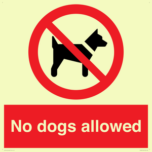 No dogs allowed